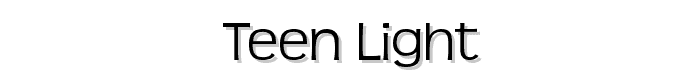 Teen Light font
